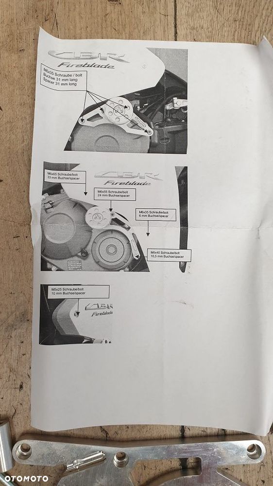 Nakładki na pokrywy silnika Honda CBR Fireblade - 5