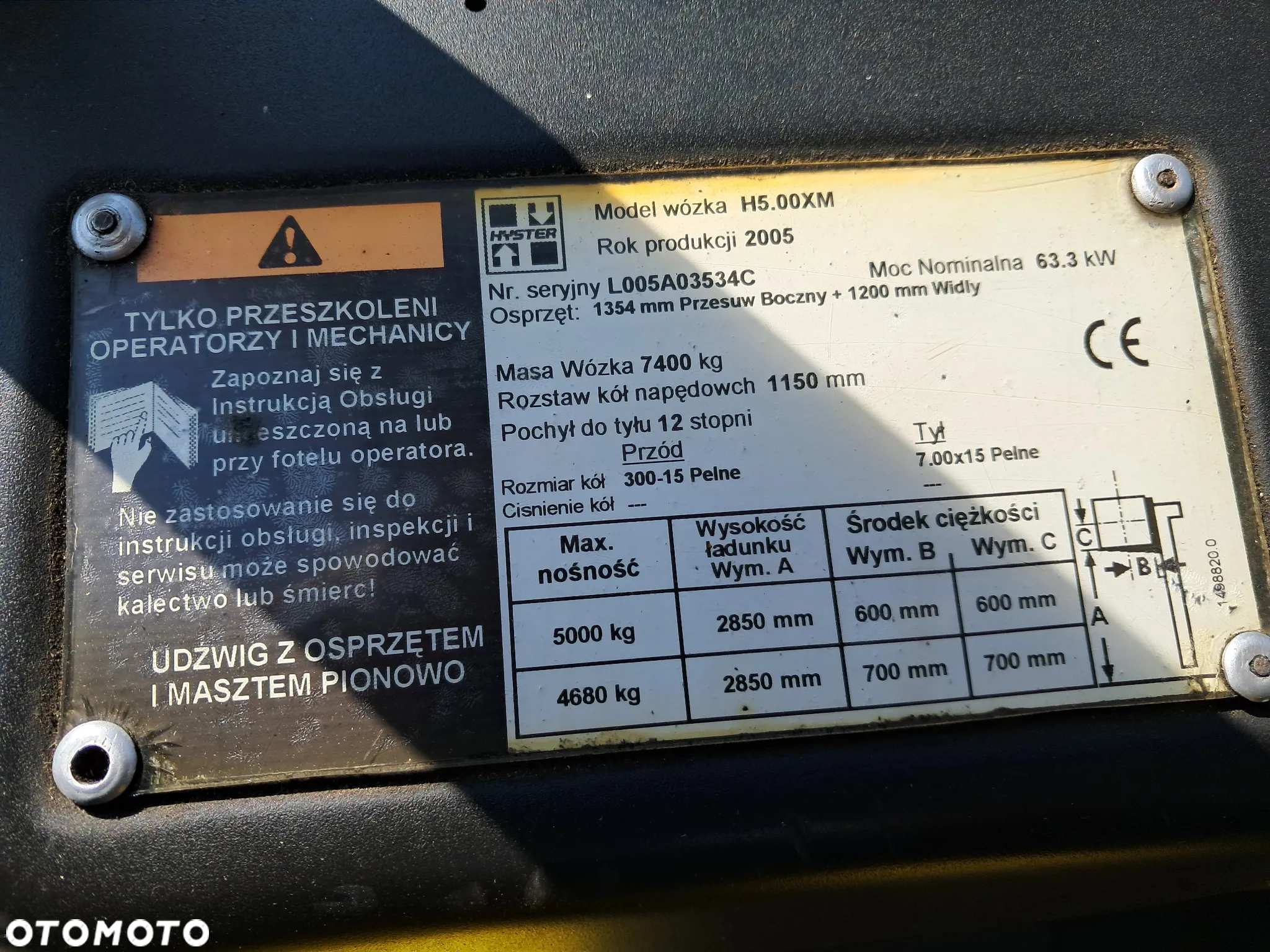 Hyster H5.00XM - 5