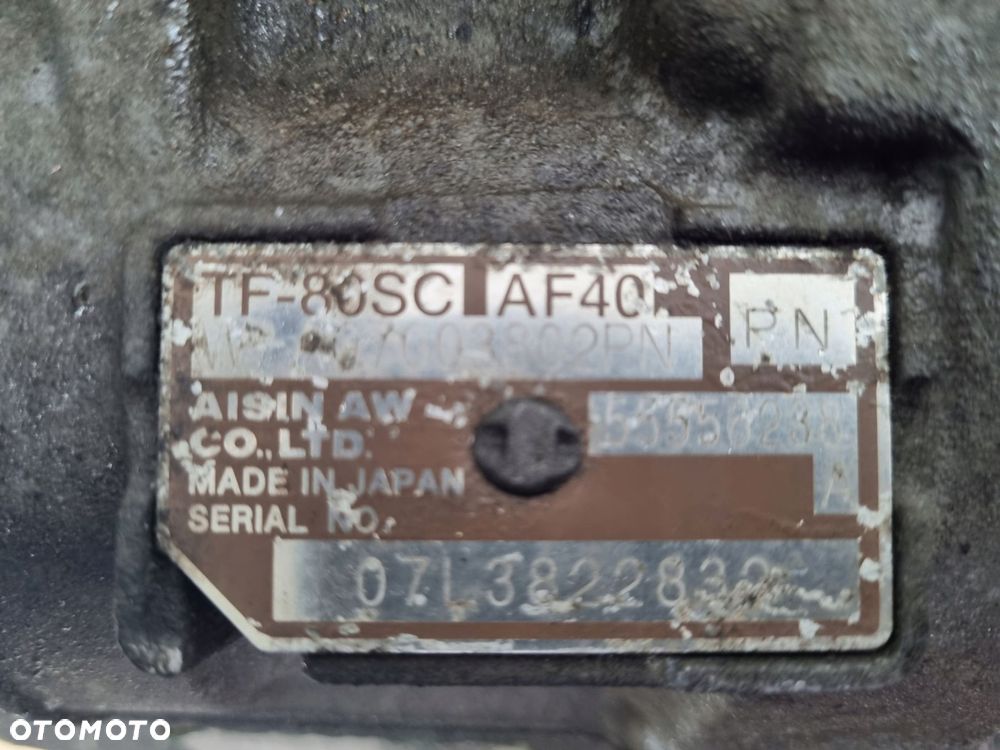 Opel Astra III H 1.9 CDTI AUTOMATYCZNA SKRZYNIA BIEGÓW automat 55556238A - 2