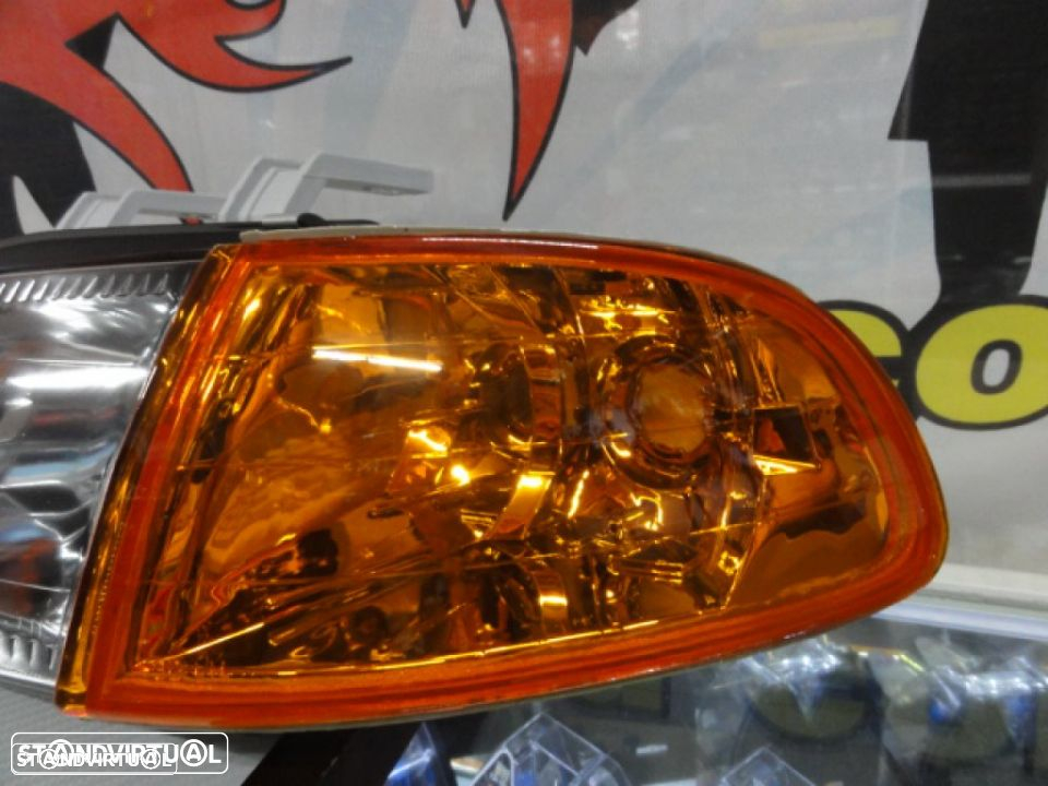 Farois frontais com luz branca 5000k Honda civic 92-95 JDM+piscas frontais eurolook 2, 3 portas  EG3 EG4 EG5 EG6 EJ1 EJ2 - 9