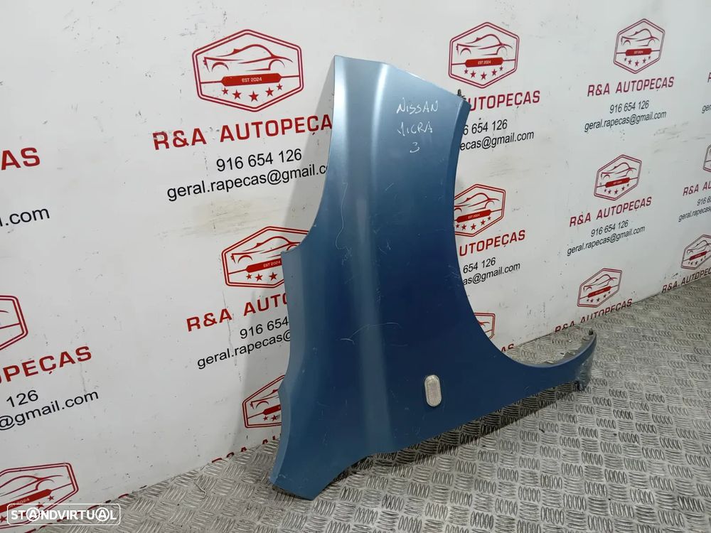 Guarda Lamas Frente Frontal Direito Nissan Micra 3 III Original - 4