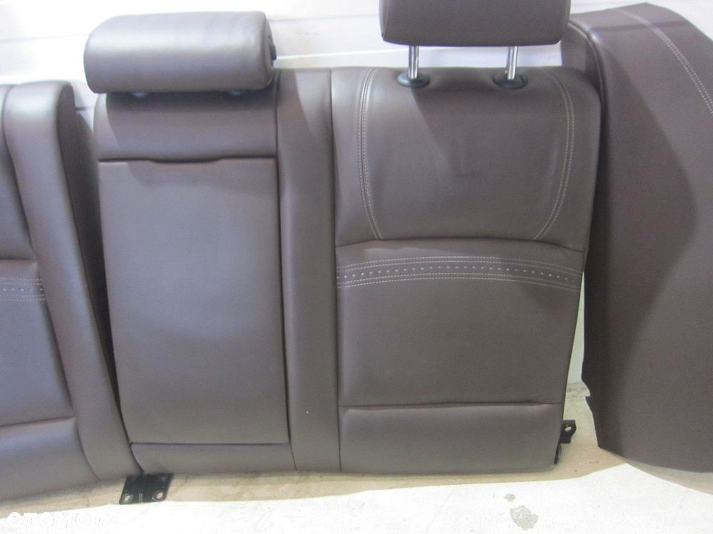 BMW 5 F10 KANAPA TYLNA SIEDZISZKO BRĄZOWE BRĄZ MOKKA SZEW NAPPA 7358698 - 10