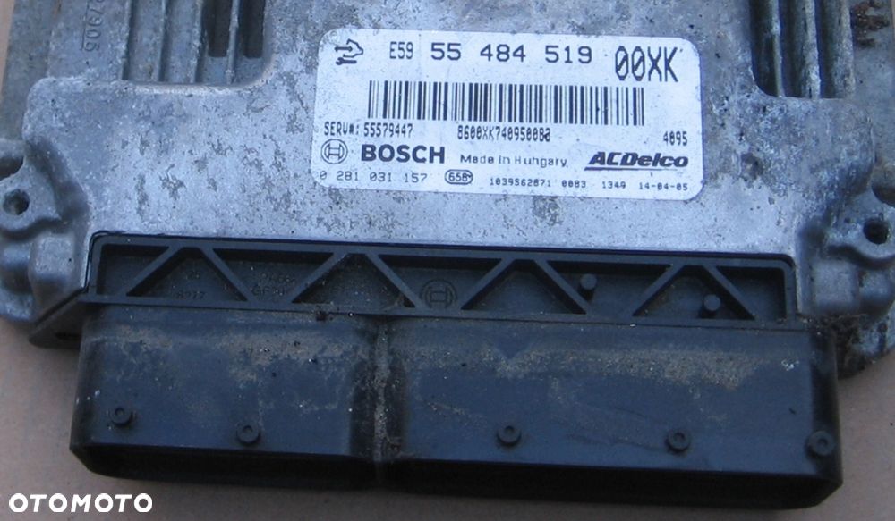 sterownik silnika 1.3 CDTI OPEL CORSA D 55484519 - 4