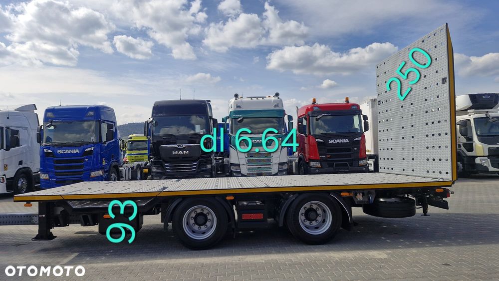 DAF XF 480 / ZESTAW TANDEM LAWETA / 15 ,6 M / SSC / PRZEJAZDOWY / NAJAZDY HYDRAULICZNE / STEROWANIE RADIOWE / WYCIAGARKA / OŚ PODNOSZONA / KLIMA POSTOJOWA - 38