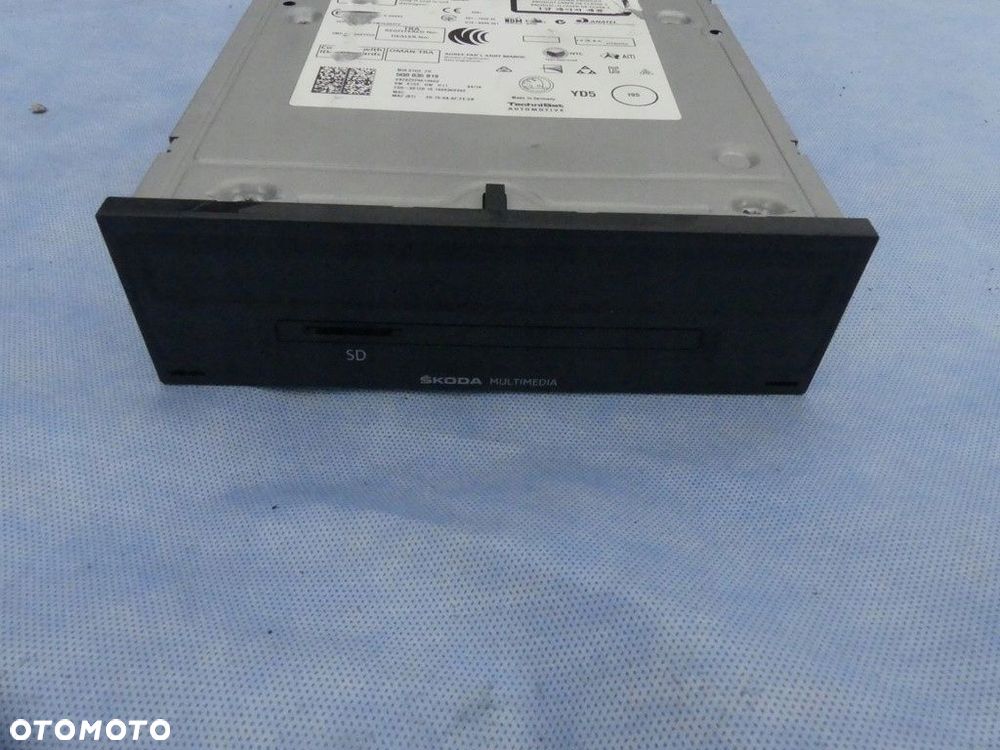 dw skoda fabia 3 czytnik nawigacji 5q0035819 - 1