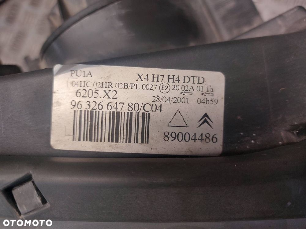 LAMPA PRAWY PRZÓD CITROEN C5 I 9632664780 - 4