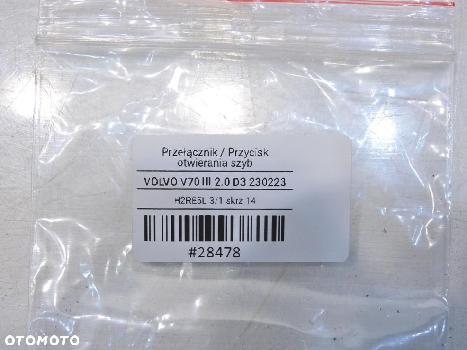 PRZYCISK SZYBY VOLVO V70 III 31272006 - 5