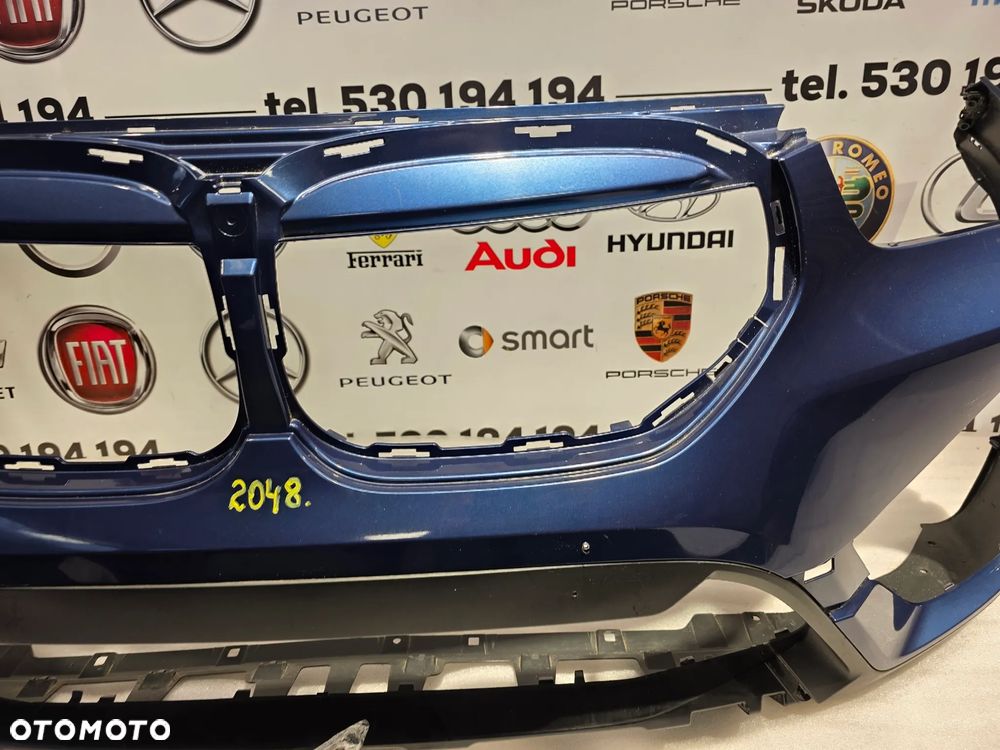 BMW X1 F48 LIFT 19- ZDERZAK PRZEDNI PRZÓD NA 6xPDC NR 51117954205 / 7954205 + 51117954209 / 7954209 NR AUKCJI NZ2048 - 16
