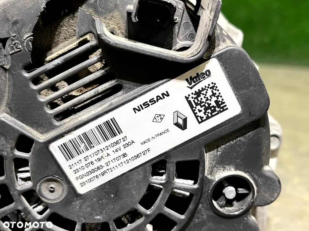 RENAULT MASTER III IV OPEL MOVANO B NISSAN NV400 2.3 DCI ALTERNATOR 231007619R ORYGINAŁ - 5
