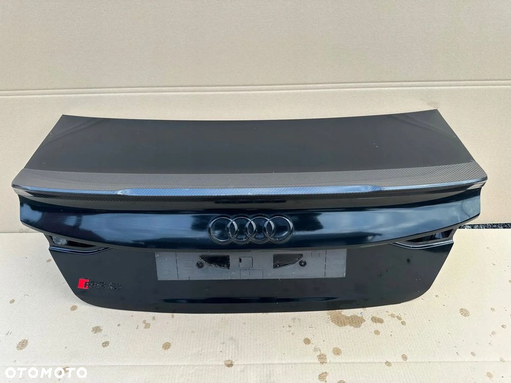 KLAPA POKRYWA BAGAŻNIKA Audi RS3 8Y5 SEDAN 2022 SPOJLER CARBON ORYGINAŁ - 1