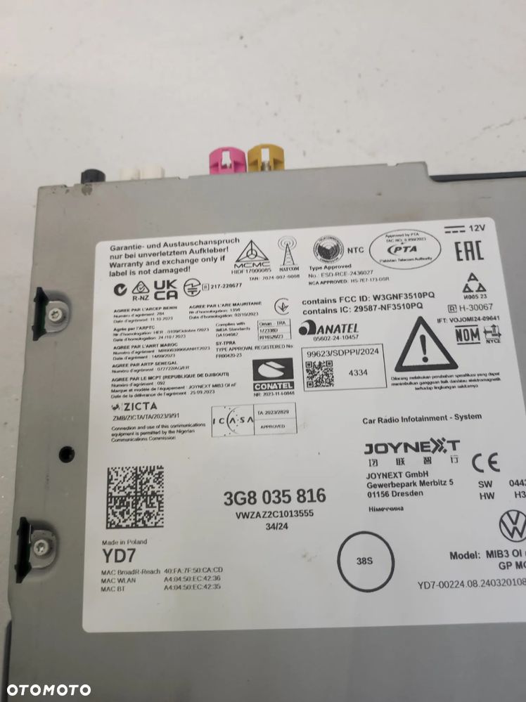 Radio nawigacja Volkswagen Polo VI 6 lift - 5