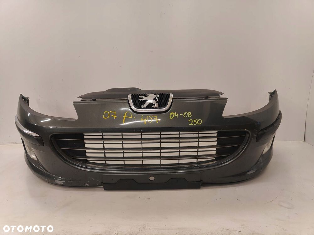 peugeot 407 04-08 zderzak przÓd przedni kompletny - 1