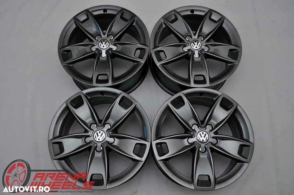 Jante 17 inch Originale VW Golf 5 6 7 8 Jetta Touran Beetle Caddy R17 - 1