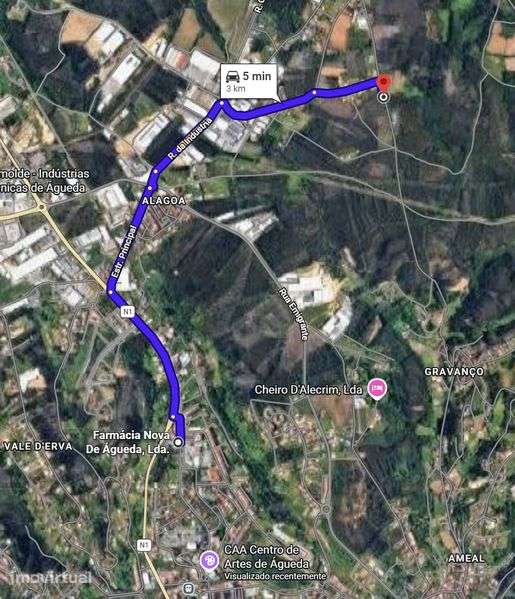 Terreno de construção a 5 min do centro de Agueda - Grande imagem: 4/5