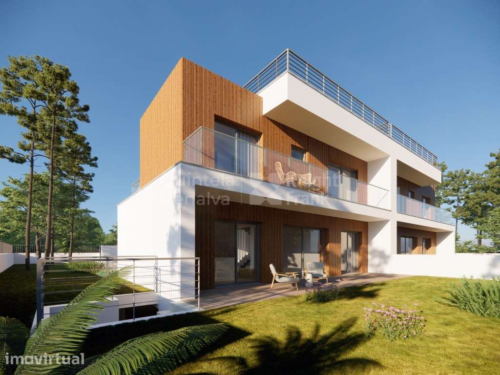 Terreno com projeto aprovado em Santo Amaro de Oeiras - Grande imagem: 2/16