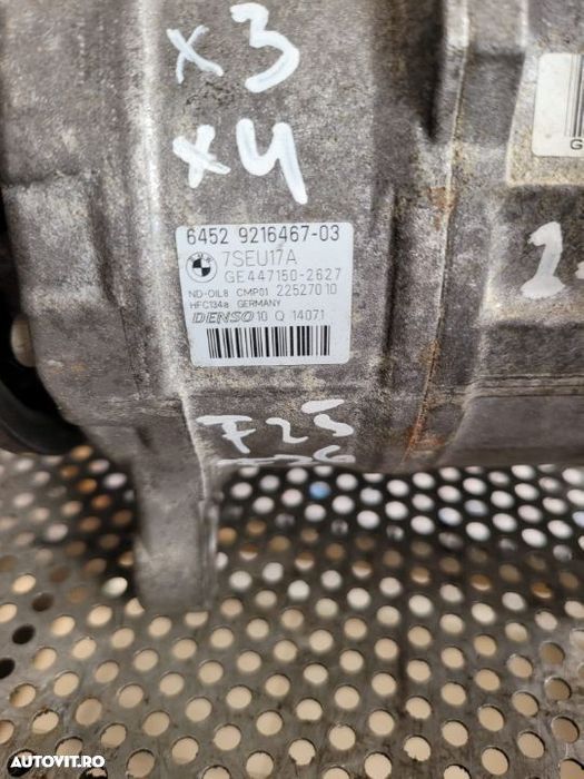 Compresor Clima Ac Bmw X3 F25 X4 F26 X3 E83 Etc 2.0 D Motor N47 Cod - 8