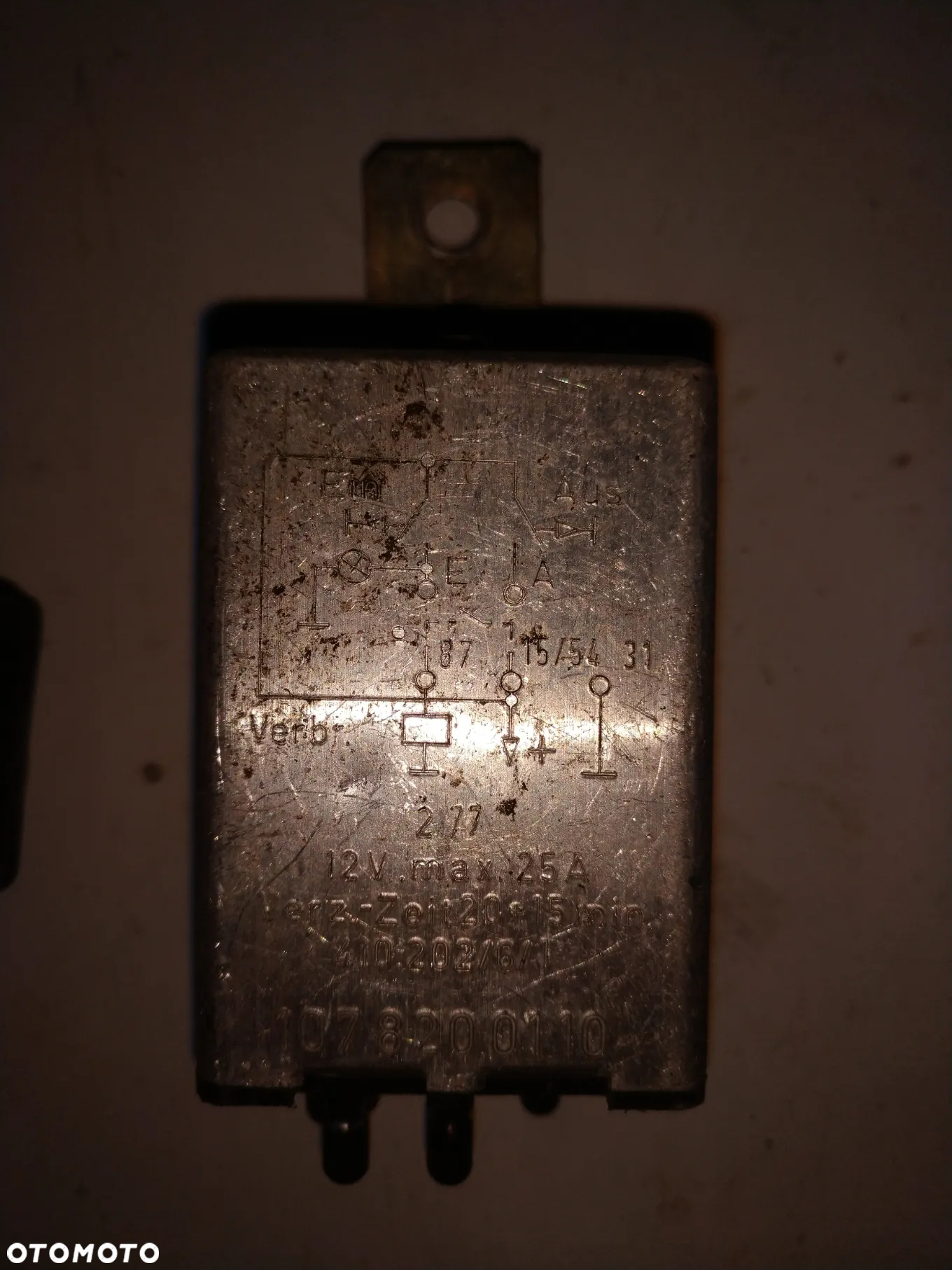Mercedes W116 W123 przełącznik przekaźnik włącznik potencjometr linka gaszenia silnika emblemat - 3