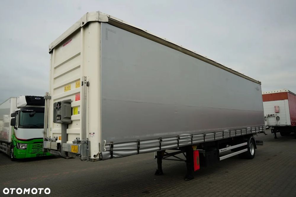 Fruehauf FIRANKA  11 M / OŚ SKRĘTNA / BLIŹNIAK / ZAWIESIE NA WÓZEK / MOCNA PODŁOGA - 3