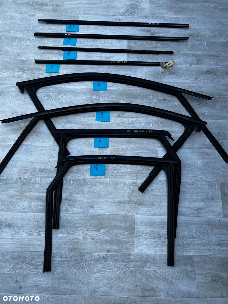 LISTWA LISTWY ZGARNIAJĄCA a4 b9 PRZÓD TYŁ PRAWA LEWA RAMKA DRZWI PRZÓD TYŁ PRAWA LEWA CHROM SHADO LINE 8W0837432 8W0837439 8W9839432 8W9839431 8W0853284 8W0853283 8W0853764 8W0853763 8W5839432 8W5839431 CENA W OPISIE - 10