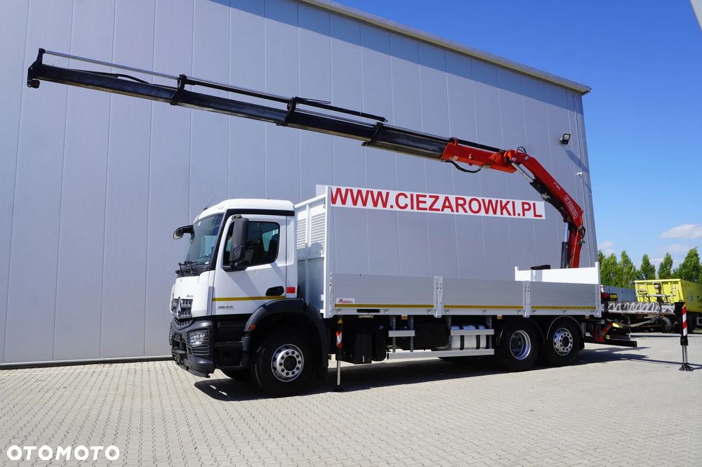 Mercedes-Benz Arocs 2536 6×2 / 200 tys. km / HDS Fassi F195 / Rotator / Pilot / Platforma 17 EPAL_256235 - 2