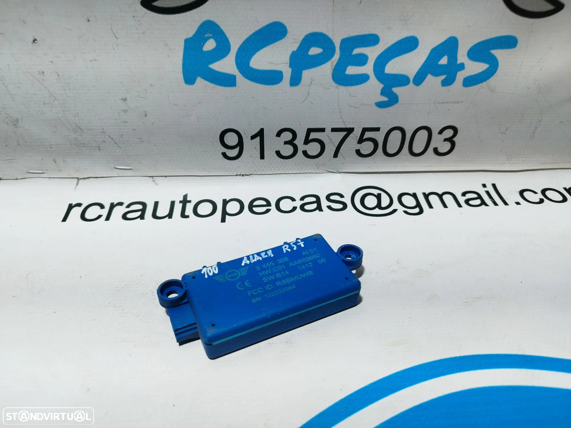 MÓDULO ELETRÓNICO  ALARME MINI R57 CABRIO CONVERTIBLE 3455306 - 4