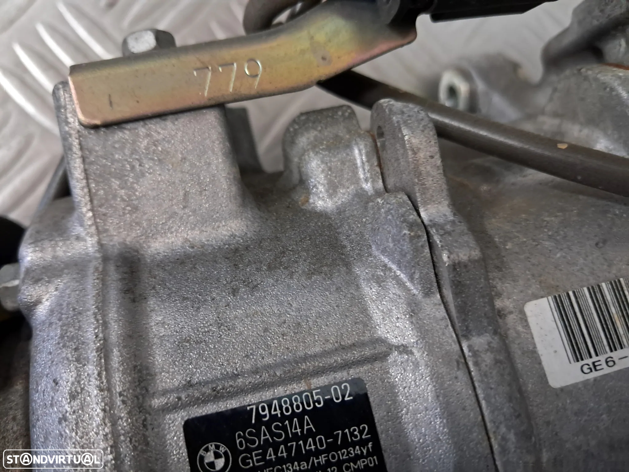 Compressor do Ar condicionado BMW Serie 3 G20 G21 G28 X3 G01 X4 G02 X5 G05 Seria 4 G26 Serie 5 G30 G31 REF 7948805 - 2