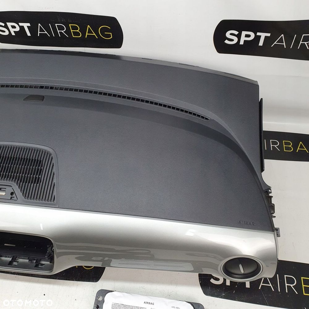 VW UP! UP DESKA ROZDZIELCZA KONSOLA KOKPIT PULPIT PODUSZKI AIRBAG AIR BAG PASY KIT SET - 4
