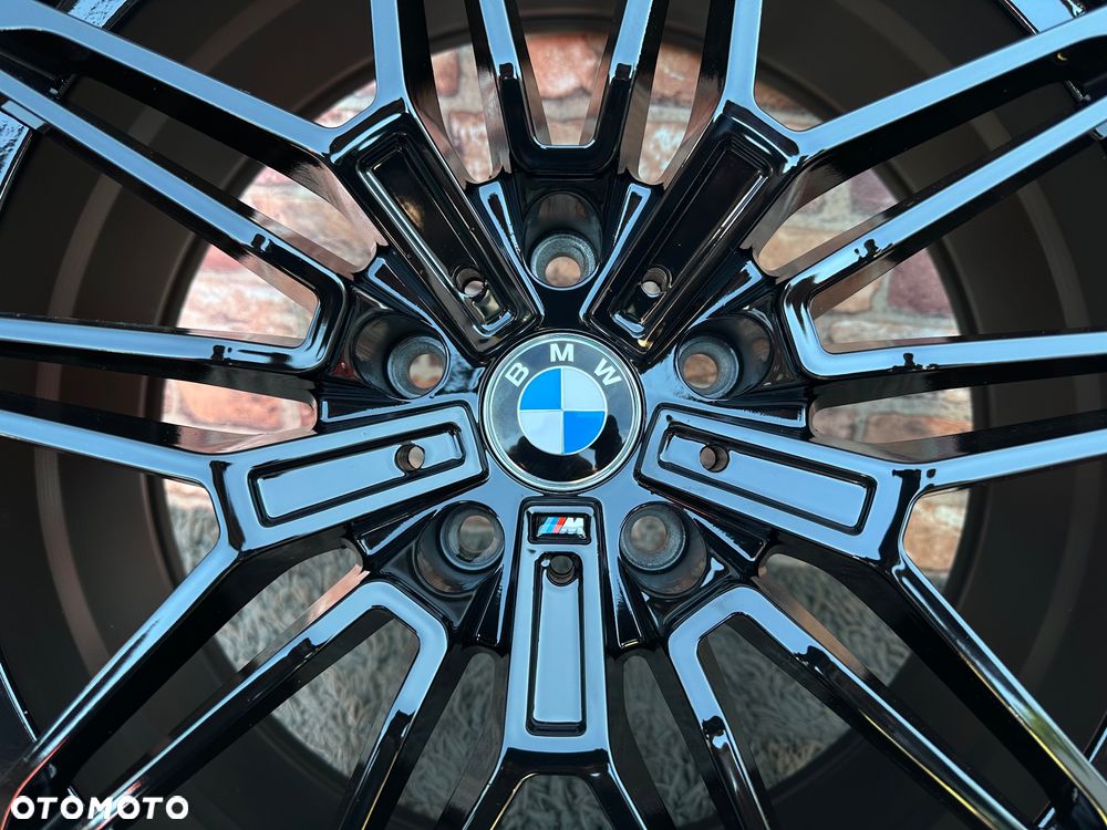 Czarne alufelgi 5x120 19 Black 8.5j ET30 BMW seria 3 5 F10 E46 E90 F30 F32 F34 F01 F12 Z4 E60 xDrive M pakiet jak styling 930 Carbonado Solid Japan Racing - 7