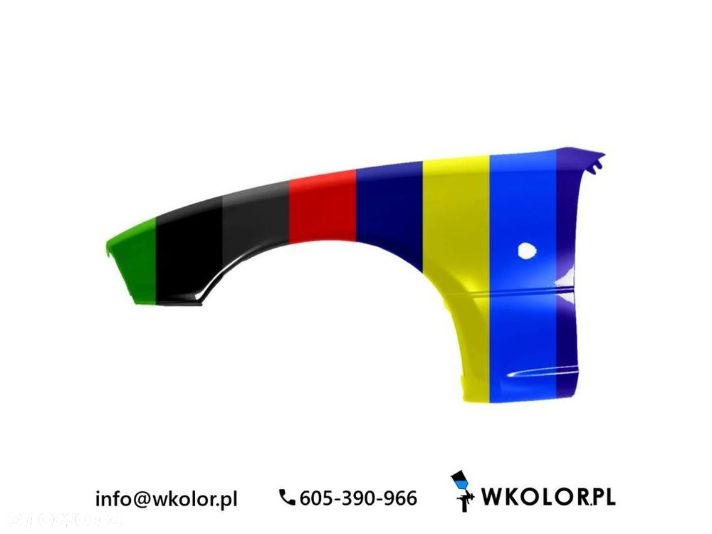 NOWY BŁOTNIK MAZDA MX-5 I 1993-1998 LAKIEROWANY W KOLOR - 1