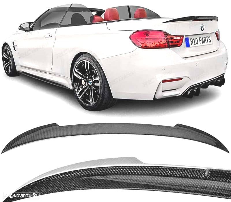 AILERON SPOILER BMW F33 F83 M4 13-17 LOOK M4 CARBONO - 1