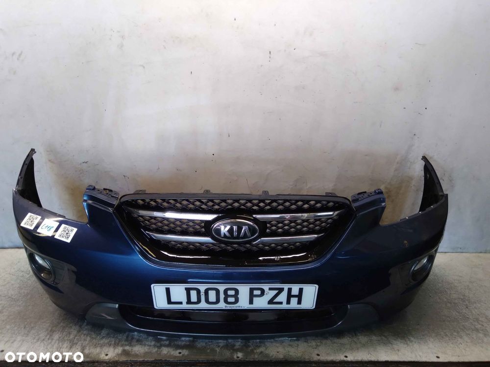 + ZDERZAK PRZÓD PRZEDNI DO KIA CARENS III 3 GRANAT GRANATOWY HALOGENY - 1