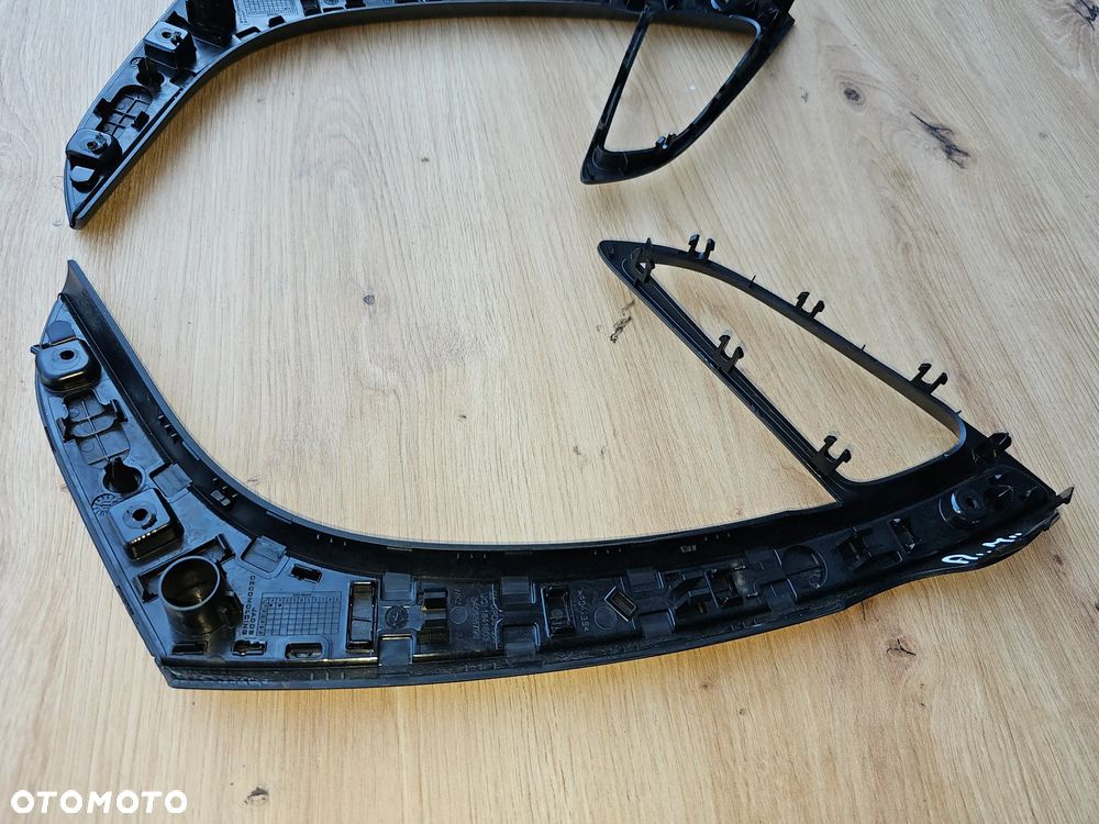 DEKORY DRZWI LISTWY RĄCZKI LEWY PRAWY PRZÓD OPEL ASTRA J SREBRO CARBON - 19