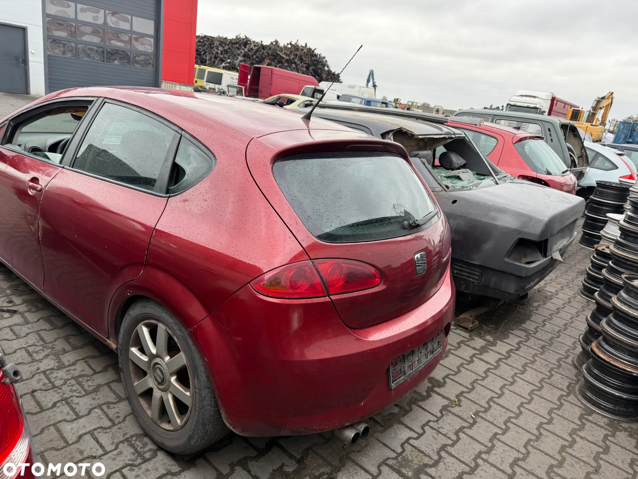 Seat Leon II 1.9 TDI Skrzynia Zderzak Drzwi Klapa Lampa - 3