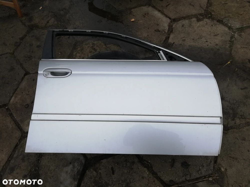 BMW 5 E39 DRZWI PRAWE PRAWY PRZÓD Titansilber - 1