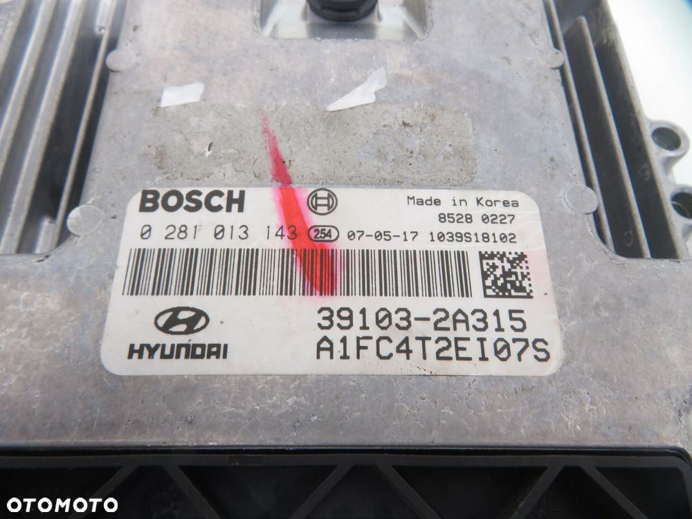 STEROWNIK HYUNDAI MATRIX 1.5 CRDi 0281013143 391032A315 1039S18102 - 4