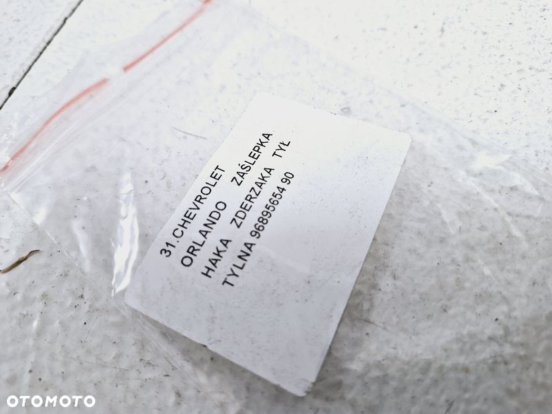 chevrolet orlando zaślepka haka zderzaka tył tylna 96895654 - 3
