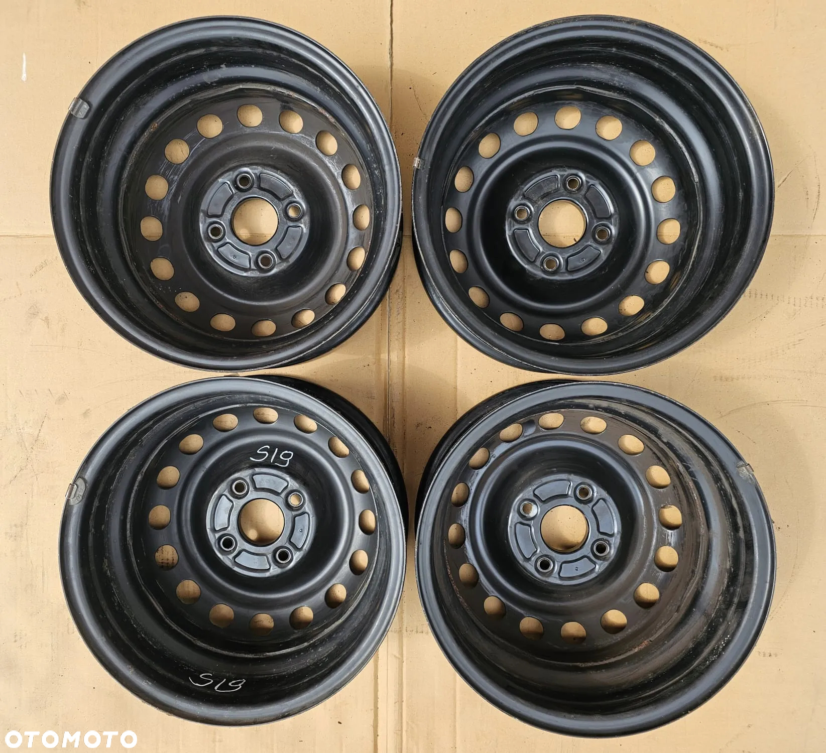 (S19) Felgi stalowe 15'' Honda OE Civic Accord 4 5 6 Prelude / 6Jx15 ET60 4x114.3 - 6