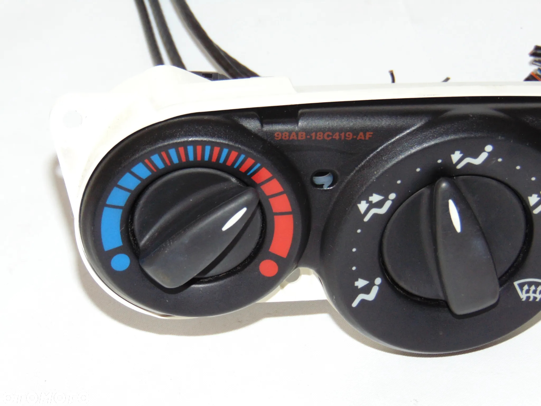 ORYGINAŁ panel przełącznik nawiewu sterowania powietrza linki linka 98AB-18C419-AF Ford Focus MK1 98-01r - 3