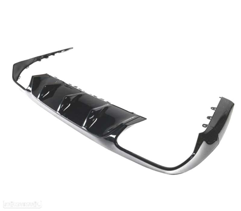 DIFUSOR MERCEDES CLASE E C238 16- AMG PRETO BRILHANTE LOOK E63 + PONTEIRAS ESCAPE - 2