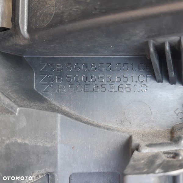 Atrapa vw golf VII LIFT 5G0853653G Bluemotion - 6