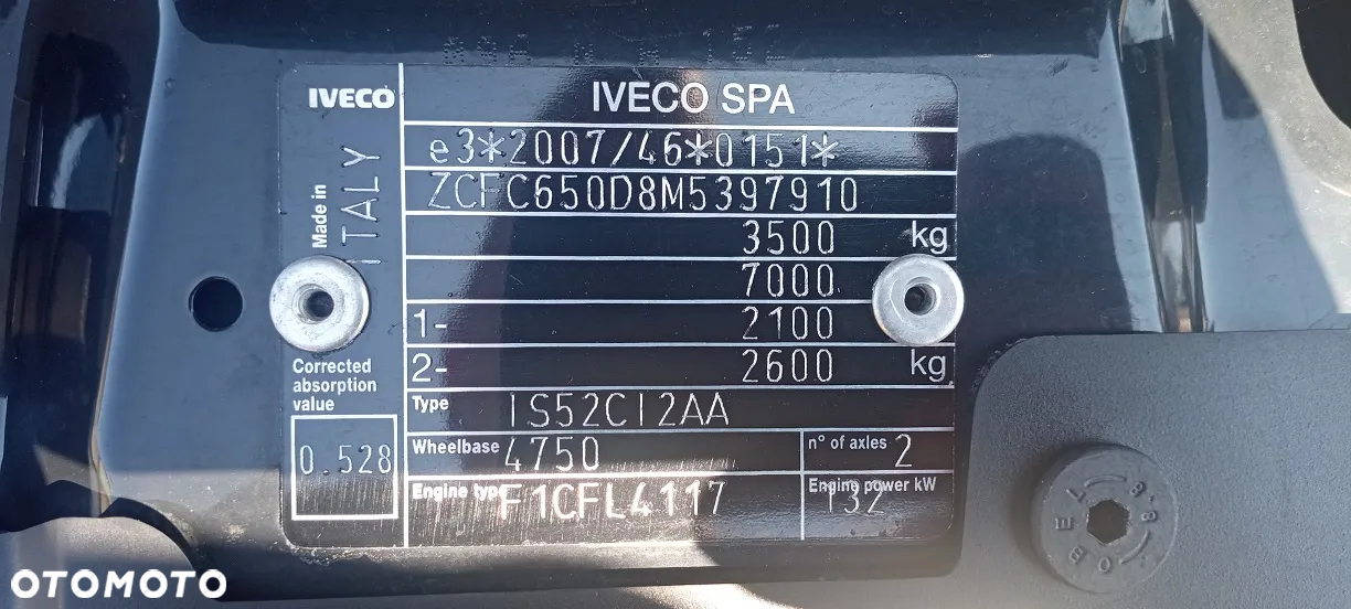 Iveco DAILY 50C18 3,0L LED SKRZYNIA 15 PALET PLANDEKA FIRANKA - 12
