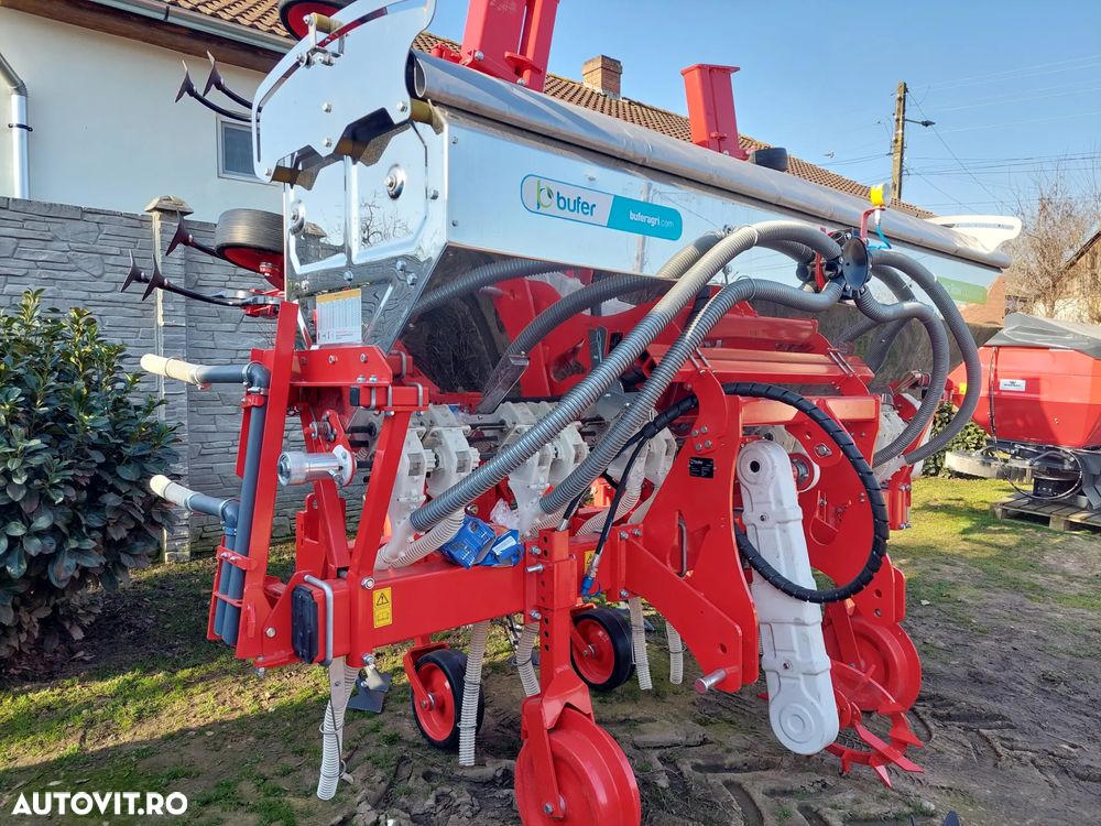 Bufer PRĂȘITOARE BUFER MHM7 – Eficiență Maximă cu Fertilizare JUMBO INOX (7 rânduri) – NOUĂ - 1