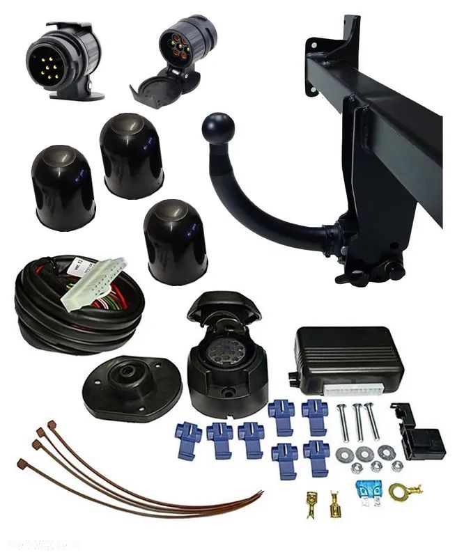 AUDI A8 D4 2010-2017+QUATTRO HAK HOLOWNICZY Z KULĄ WYPINANĄ POZIOMO PRZY POMOCĄ DŹWIGNI+MODUŁ13PIN - 4