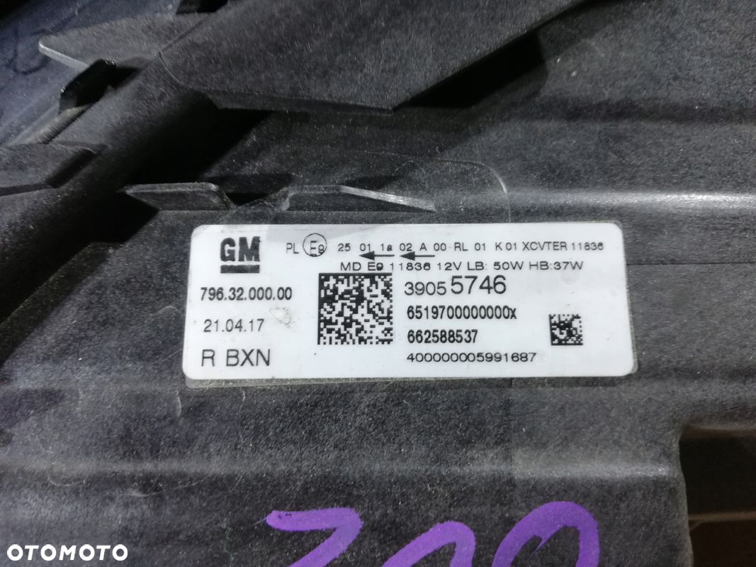 Opel Astra K V 5 LED lampa prawa przednia przód - 3