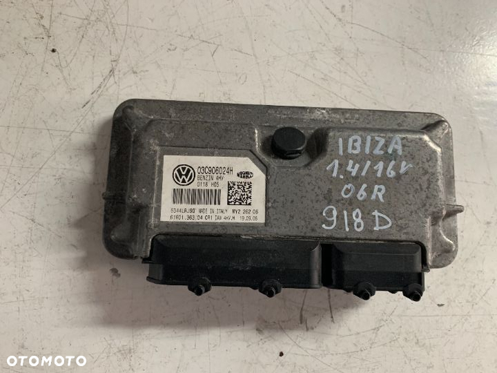 SEAT IBIZA 06R 1.4 16V ZESTAW STARTOWY 03C906024H 6L0920823 - 2