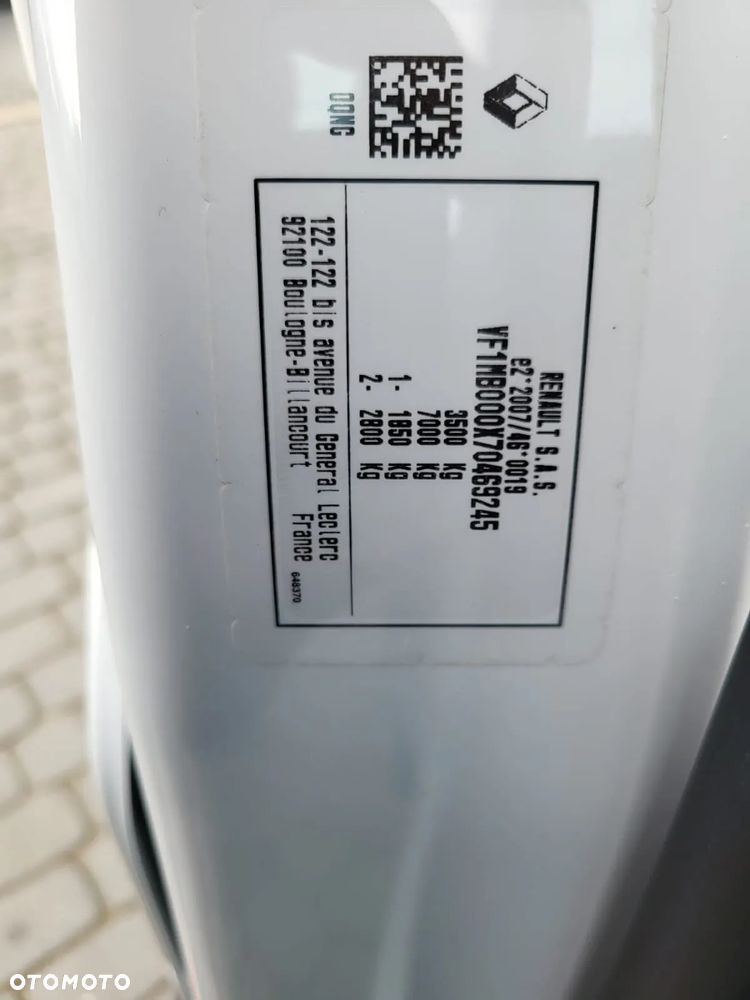 Renault MASTER -DOKA 6 OSÓB- WYWROTKA - 15 tys km-BLIŻNIAK-HAK 3500 kg NOWY - 7