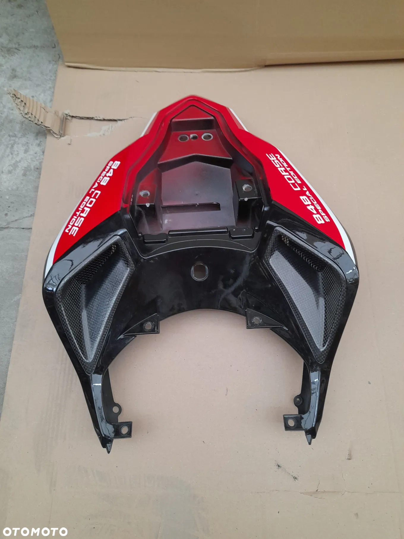 Ducati 848 EVO Corse Special Edition (2012) zestaw owiewek osłon bok pług zadupek osłonki - 12