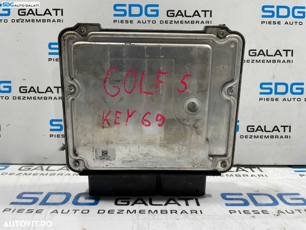 ECU Calculator Motor Bosch Volkswagen Golf 5 2.0 FSI Benzina 2004 - 2008 Cod 06F906056JF 0261S02537 [L4647] - 3