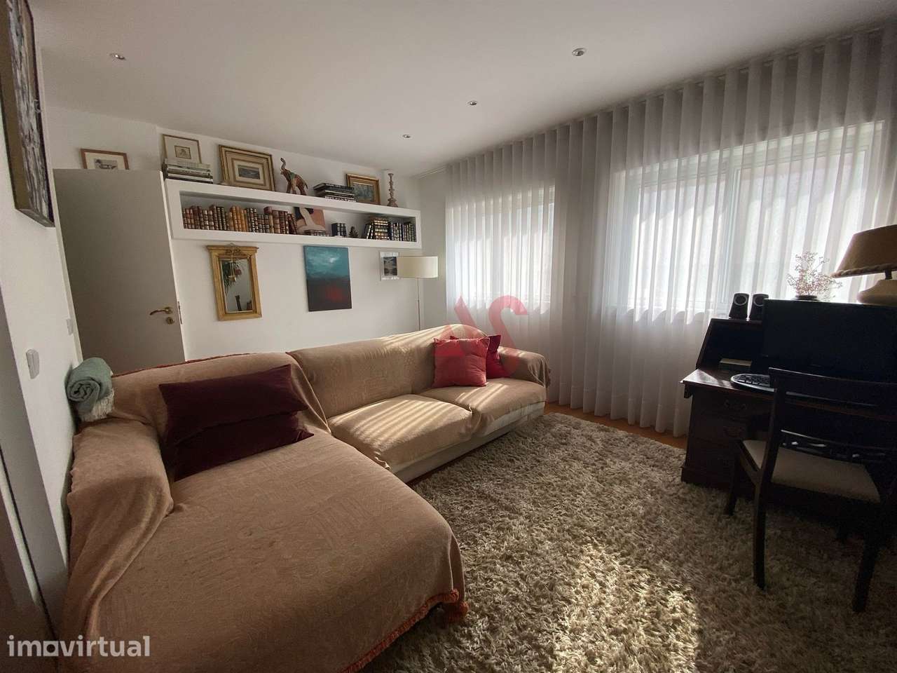 Apartamento T1 para arrendar na 2ª linha do mar em Leça de Palme - Grande imagem: 2/15