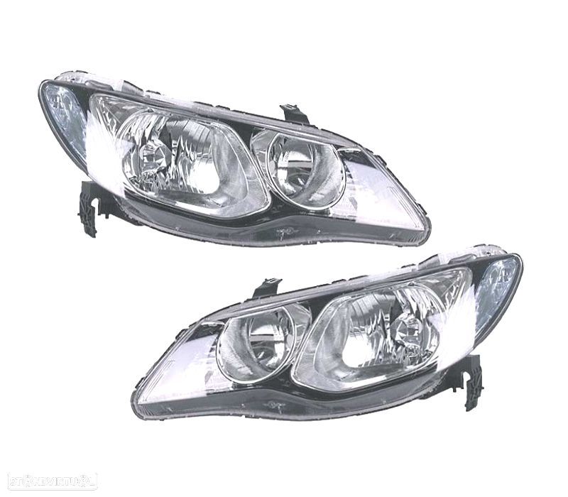 FARÓIS HONDA CIVIC SEDAN 4P 06-12 - 1